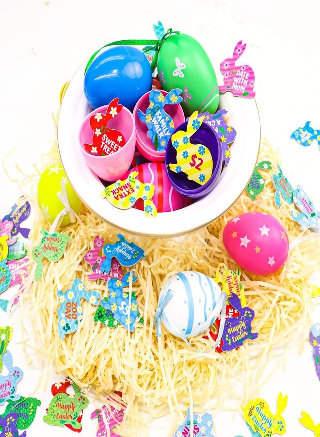 WorldBazaar Easter Tokens for Kids 60PCS Easter Egg Fillers Basket Stuffers Coins Family Night Reward Tokens Family Easter Egg Hunt Activities - Image 4